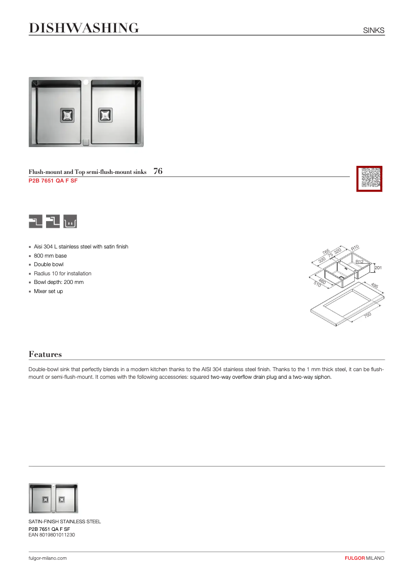 Image de la première page du manuel de l'appareil P2B 7651 QA F-SF