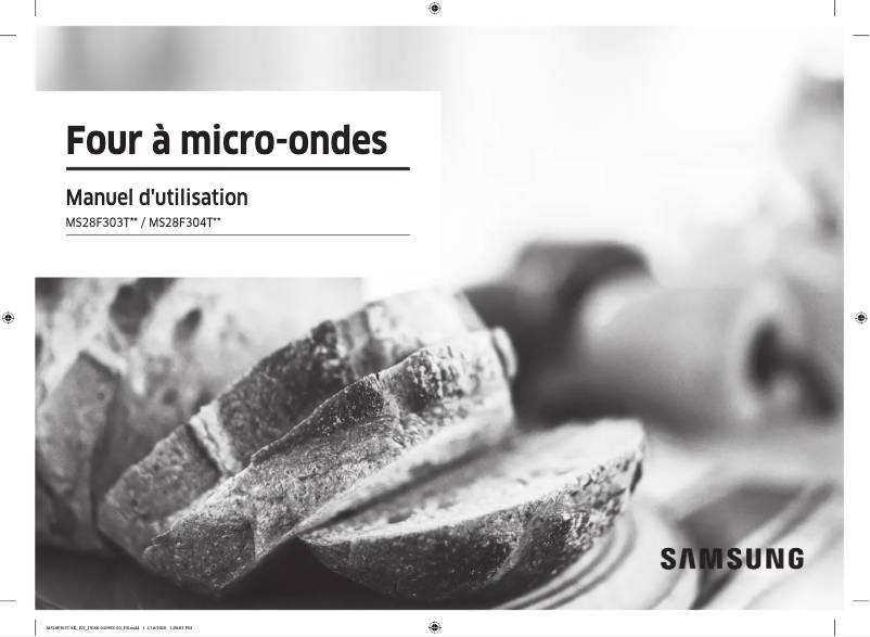 Page n°1 - Manuel utilisateur Samsung MS28B303TAK