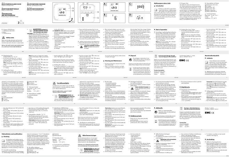 Imagen de la primera página del manual del dispositivo Z30002