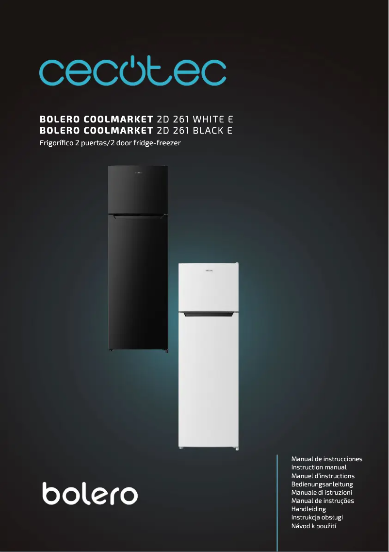 Image de la première page du manuel de l'appareil Bolero CoolMarket 2D 261