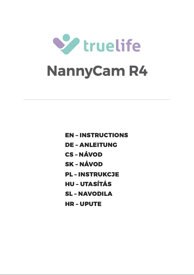 Page n°1 - Manuel utilisateur TrueLife NannyCam R4