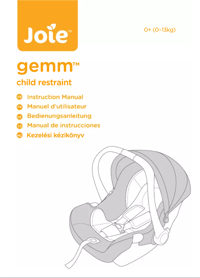 Page 1 de la notice Manuel utilisateur Joie Gaemm