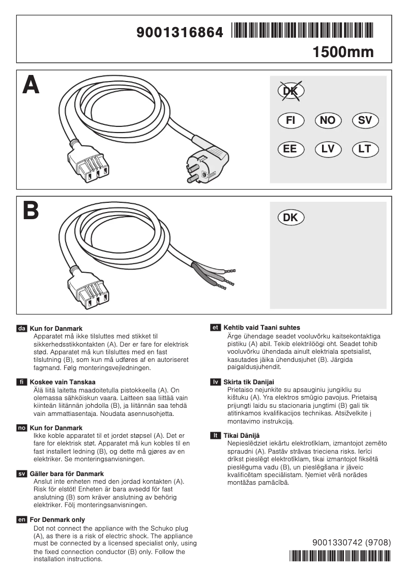 Page n°1 - Manuel utilisateur Neff B15CR20N0