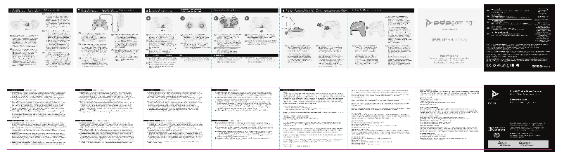 Page 1 de la notice Manuel utilisateur PDP Faceoff Deluxe+