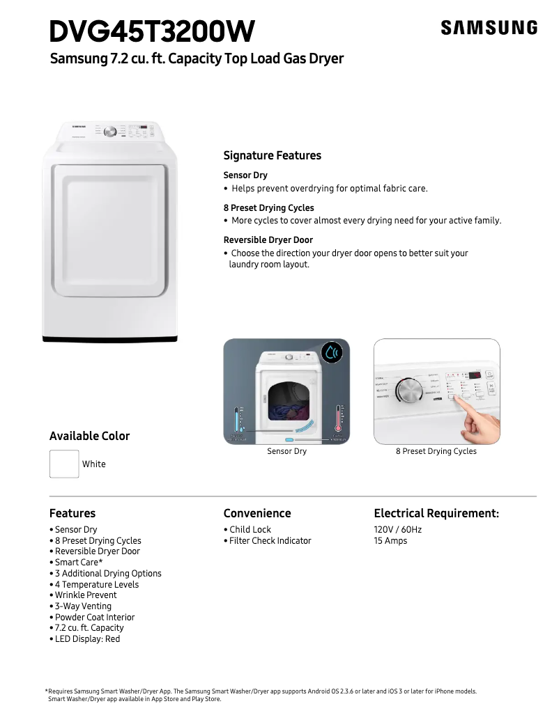 Image de la première page du manuel de l'appareil DVG45T3200W