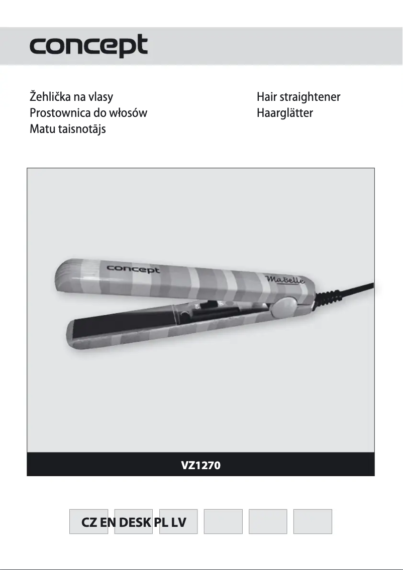 Página 1 del manual Manual de usuario Concept VZ-1270