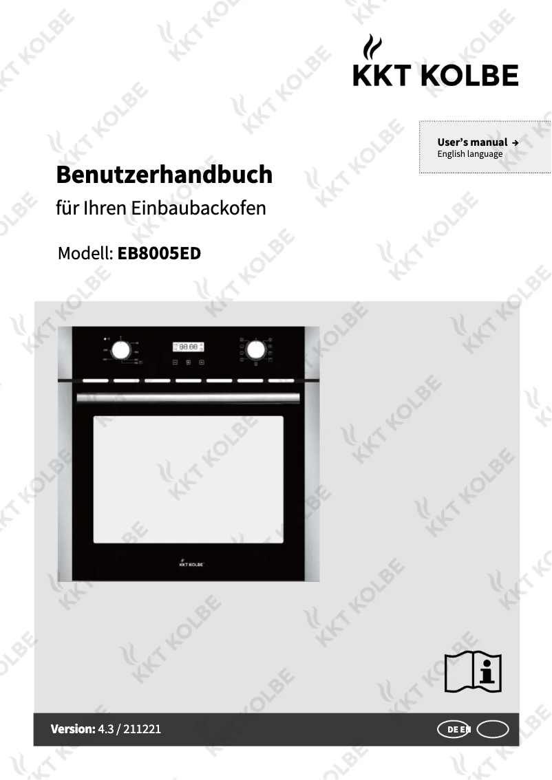 Page 1 de la notice Manuel utilisateur KKT Kolbe EB8005ED