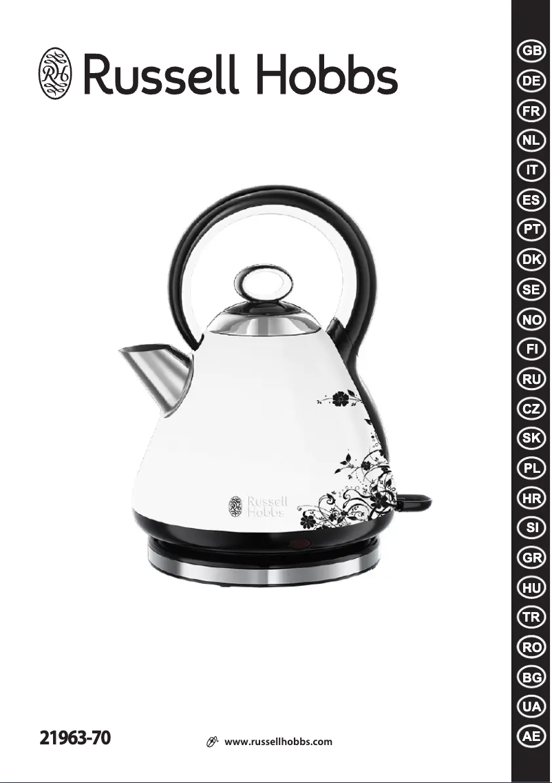 Page n°1 - Manuel utilisateur Russell Hobbs 21963-70