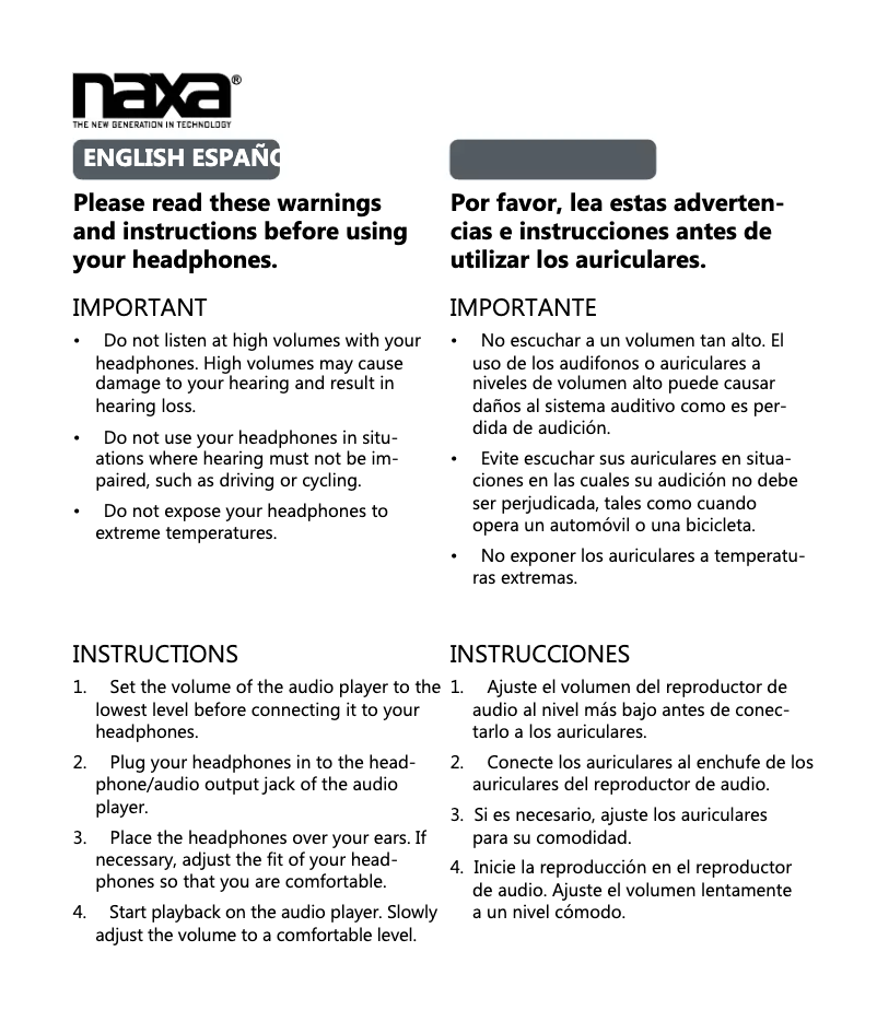 Image de la première page du manuel de l'appareil NE-929BK