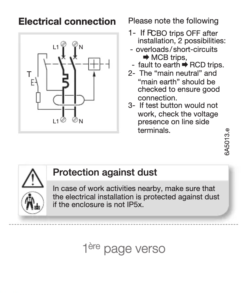 Page n°1 - Manuel utilisateur Hager ADA556T