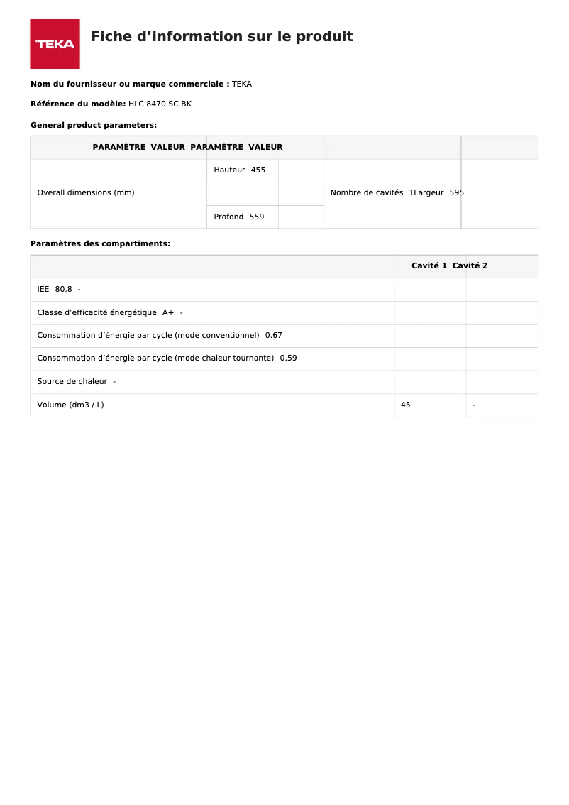 Image de la première page du manuel de l'appareil HLC 8470 SC