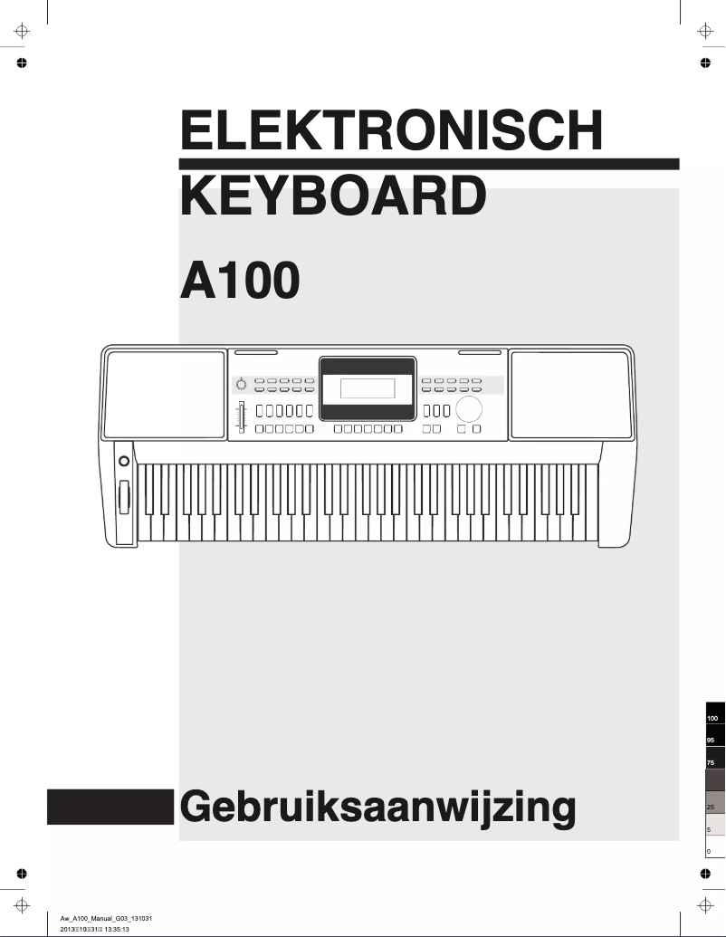 Página 1 del manual Manual de usuario Medeli A 100