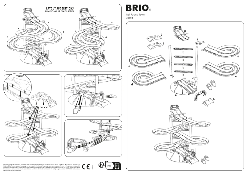 Image de la première page du manuel de l'appareil Roll Racing Tower