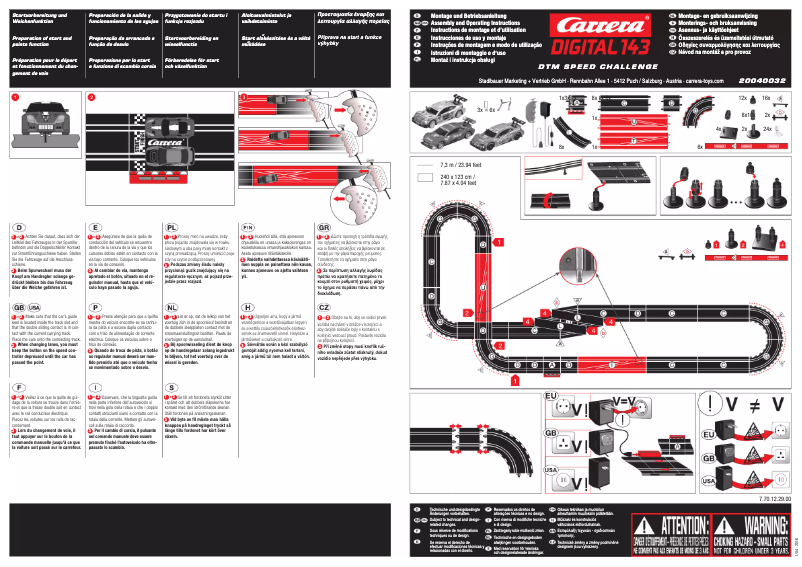 Image de la première page du manuel de l'appareil Toys 20040032