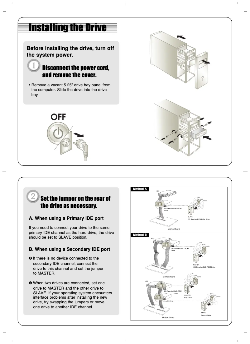 Image de la première page du manuel de l'appareil GCC-H23N