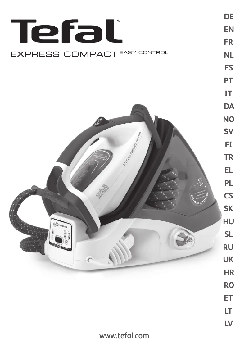Page n°1 - Manuel utilisateur Tefal Express Compact GV7620