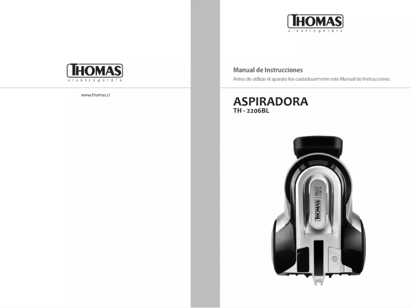 Page n°1 - Manuel utilisateur Thomas TH-2206BL