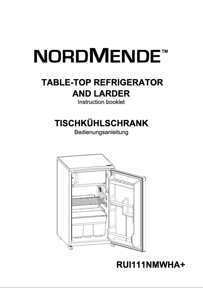 Page 1 of the manual User Manual Nordmende RUI111NMWHAPLUS