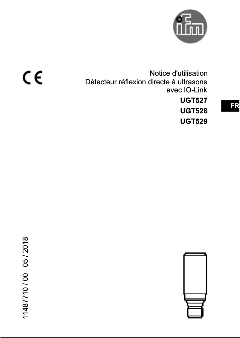 Image de la première page du manuel de l'appareil UGT527
