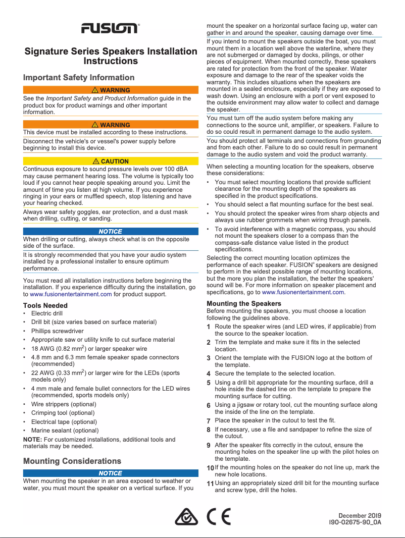 Page 1 de la notice Manuel utilisateur Fusion SG-FL652SPW
