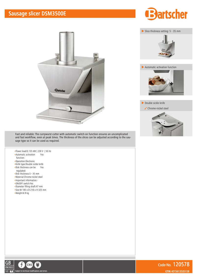 Image de la première page du manuel de l'appareil DSM3500E