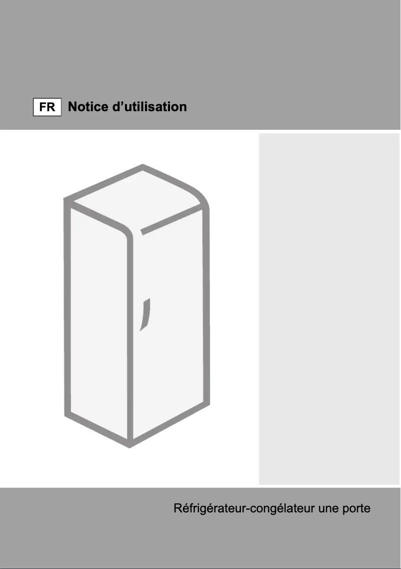 Page n°1 - Manuel utilisateur Gorenje RBI4181BW