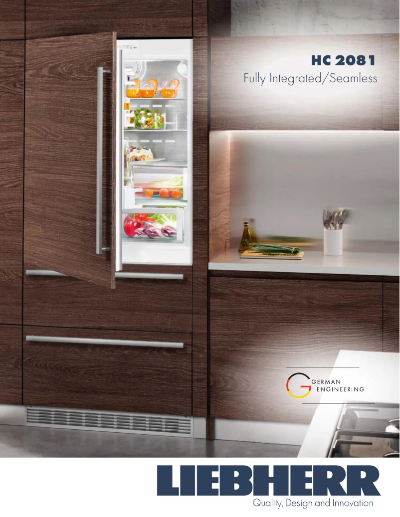 Page 1 de la notice Fiche technique Liebherr HC 2081