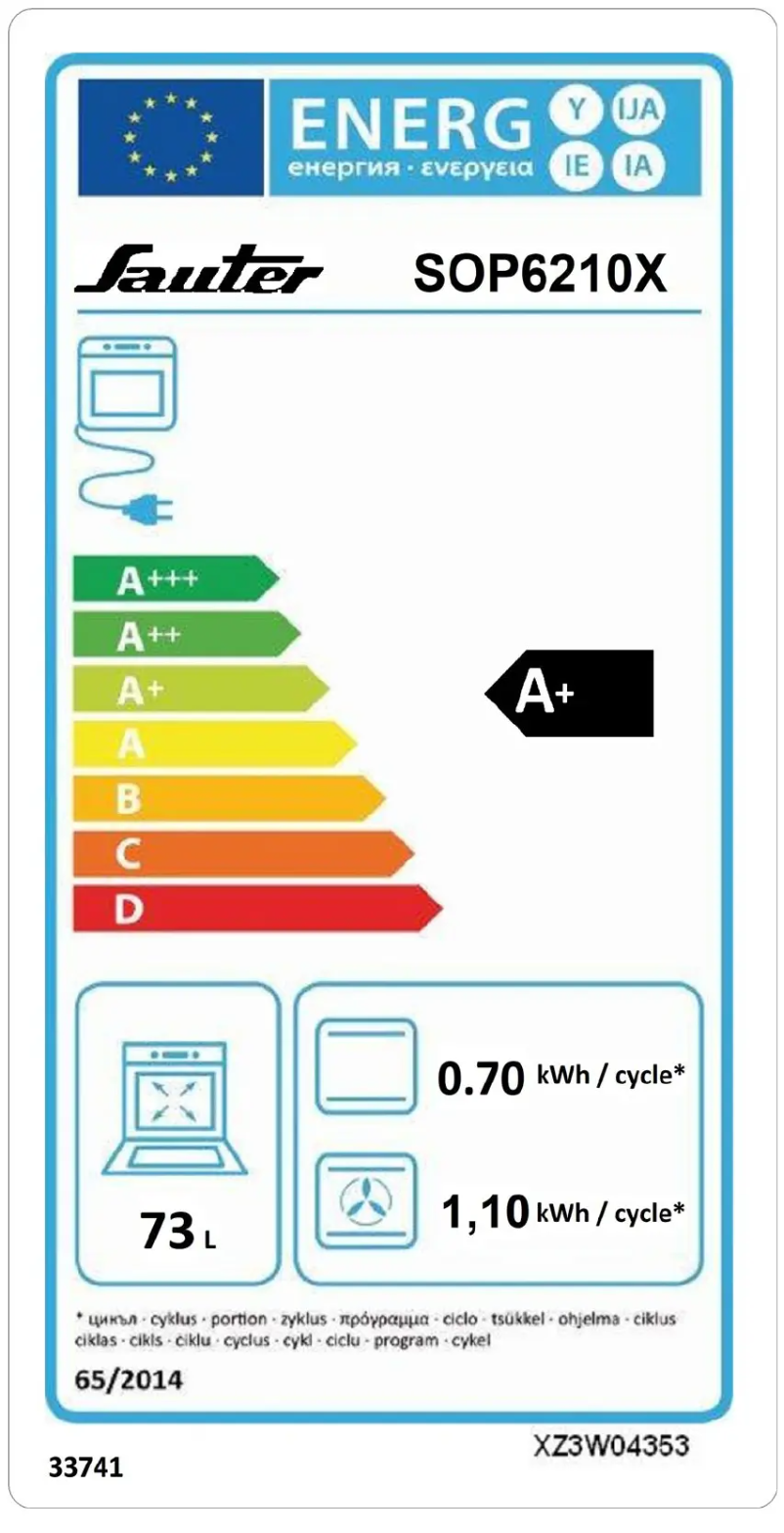 Image de la première page du manuel de l'appareil SOP6210X
