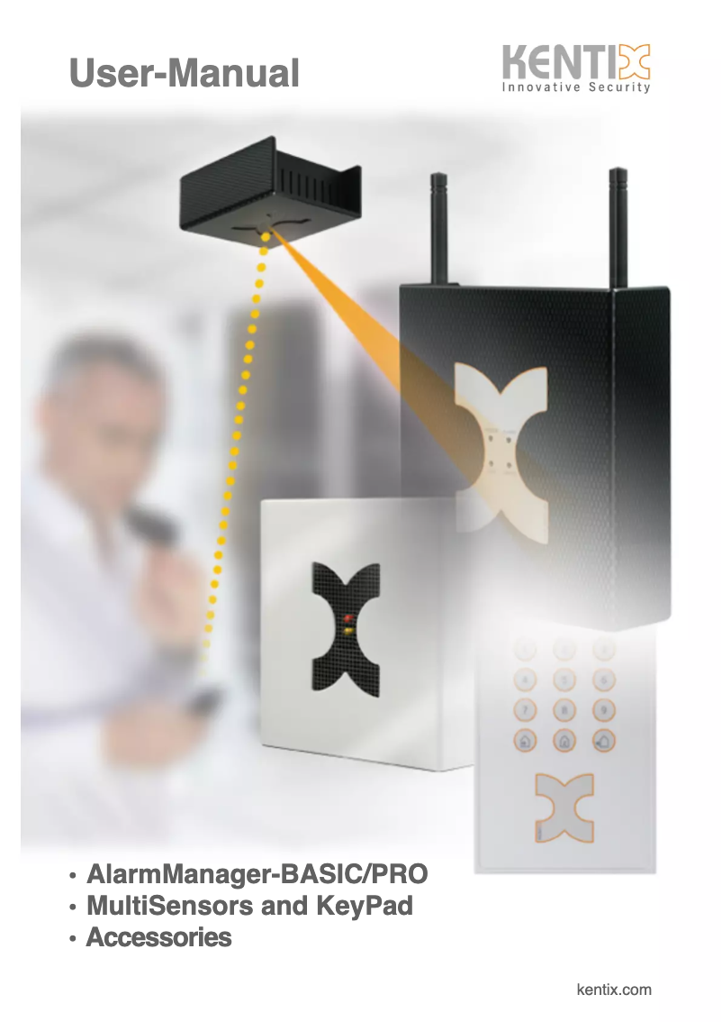 Page n°1 - Manuel utilisateur Kentix KSS-PRO-1-B