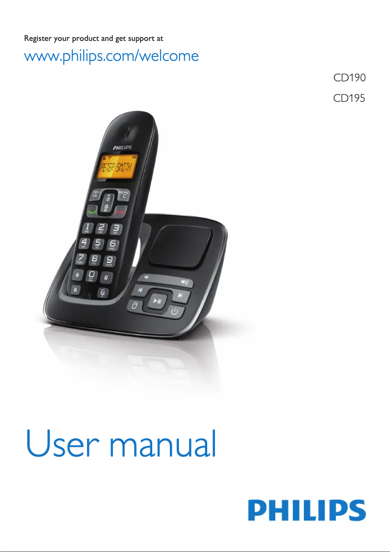 First page image of the manual for BeNear CD1951B