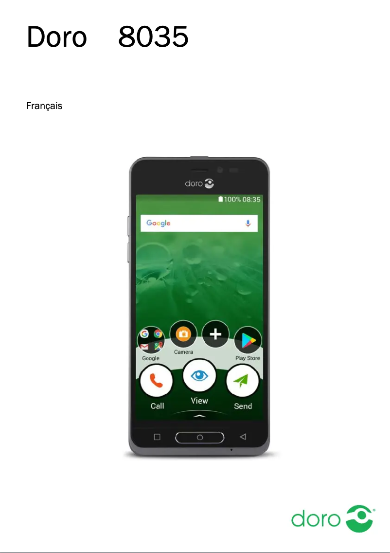 Page 1 de la notice Manuel utilisateur Doro 8035