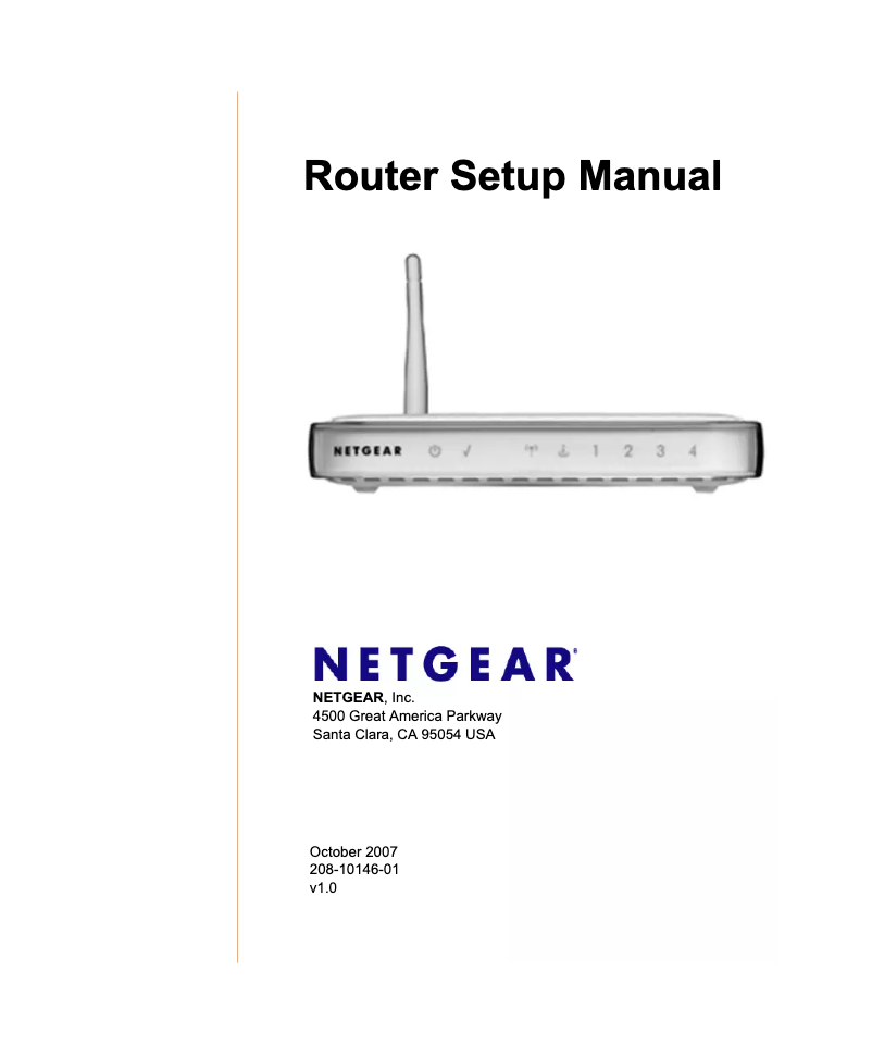 Page 1 de la notice Manuel utilisateur Netgear WGR614CN