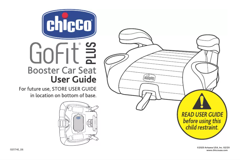 Page 1 de la notice Manuel utilisateur Chicco GoFit Plus