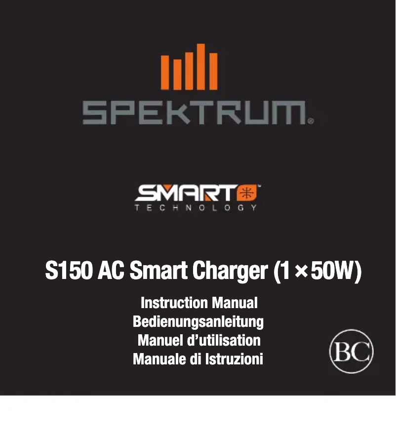 Página 1 del manual Manual de usuario Spektrum S150