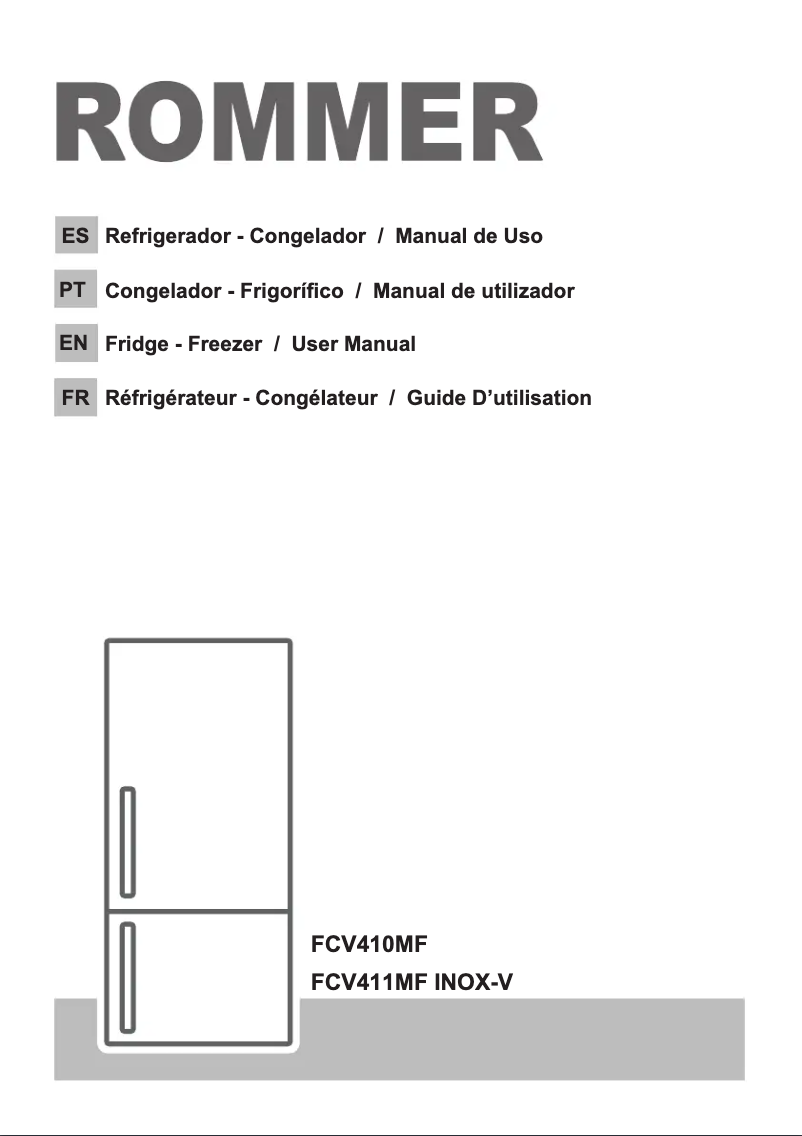 Imagen de la primera página del manual del dispositivo FCV 411 MF INOX-V