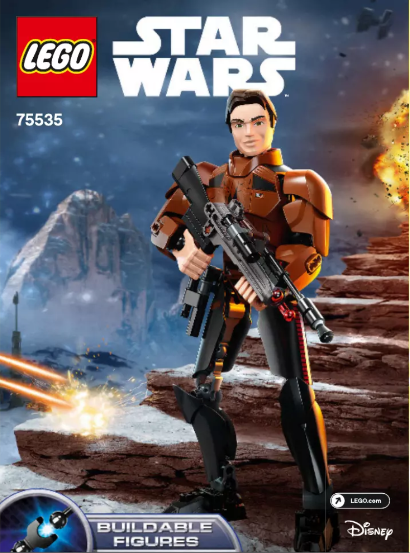 Page 1 de la notice Manuel utilisateur Lego Star Wars 75535