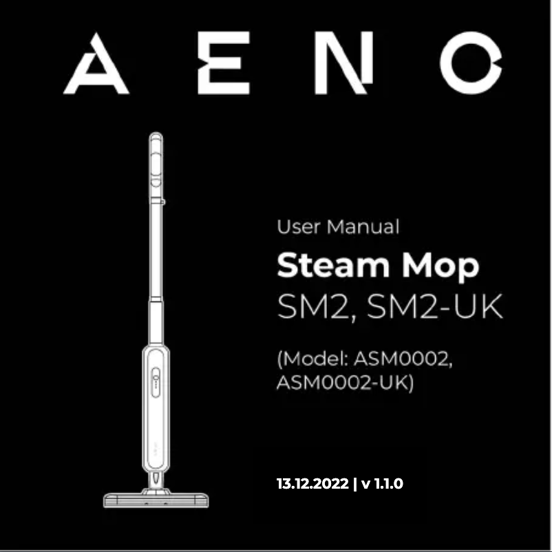 Page n°1 - Manuel utilisateur AENO SM2