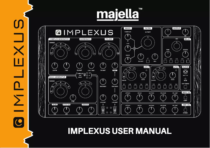 Image de la première page du manuel de l'appareil Implexus