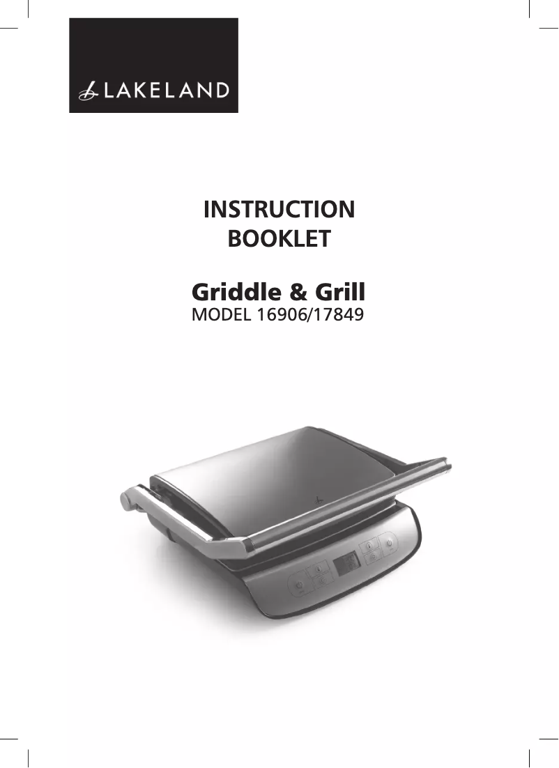 Image de la première page du manuel de l'appareil 16906