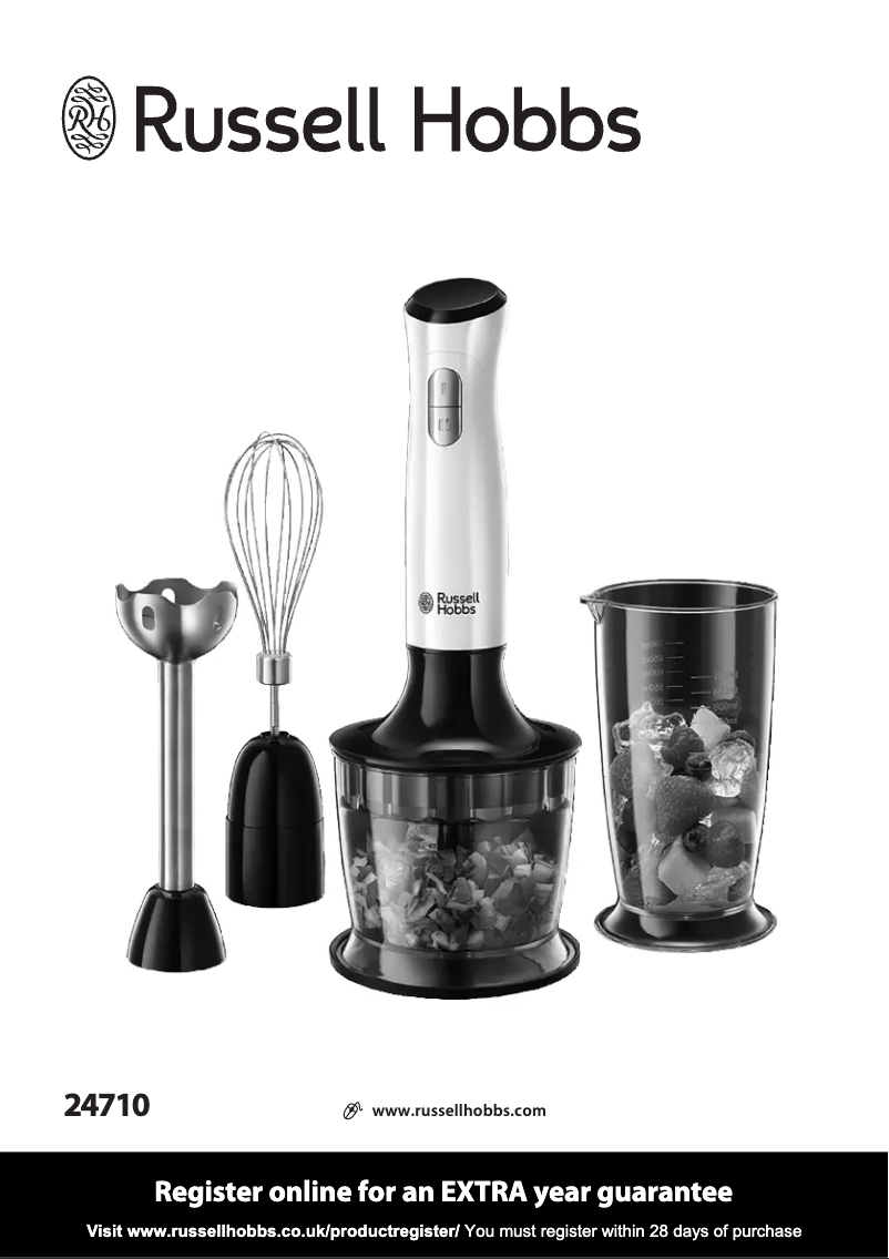 Page 1 de la notice Manuel utilisateur Russell Hobbs Horizon 24710