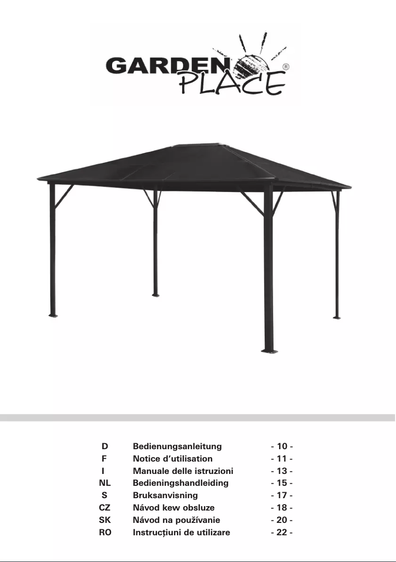 Image de la première page du manuel de l'appareil Costa