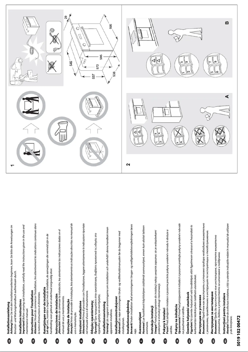 Page 1 de la notice Manuel utilisateur Whirlpool AKZM 6540/IXL