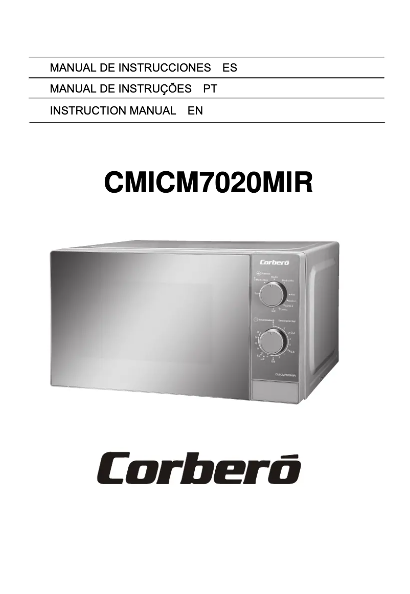 Page n°1 - Manuel utilisateur Corbero CMICM7020MIR