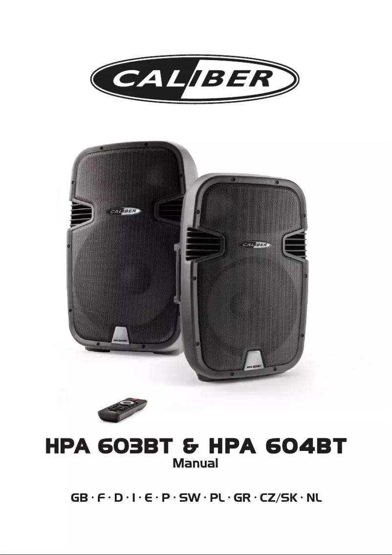 Image de la première page du manuel de l'appareil HPA 604BT