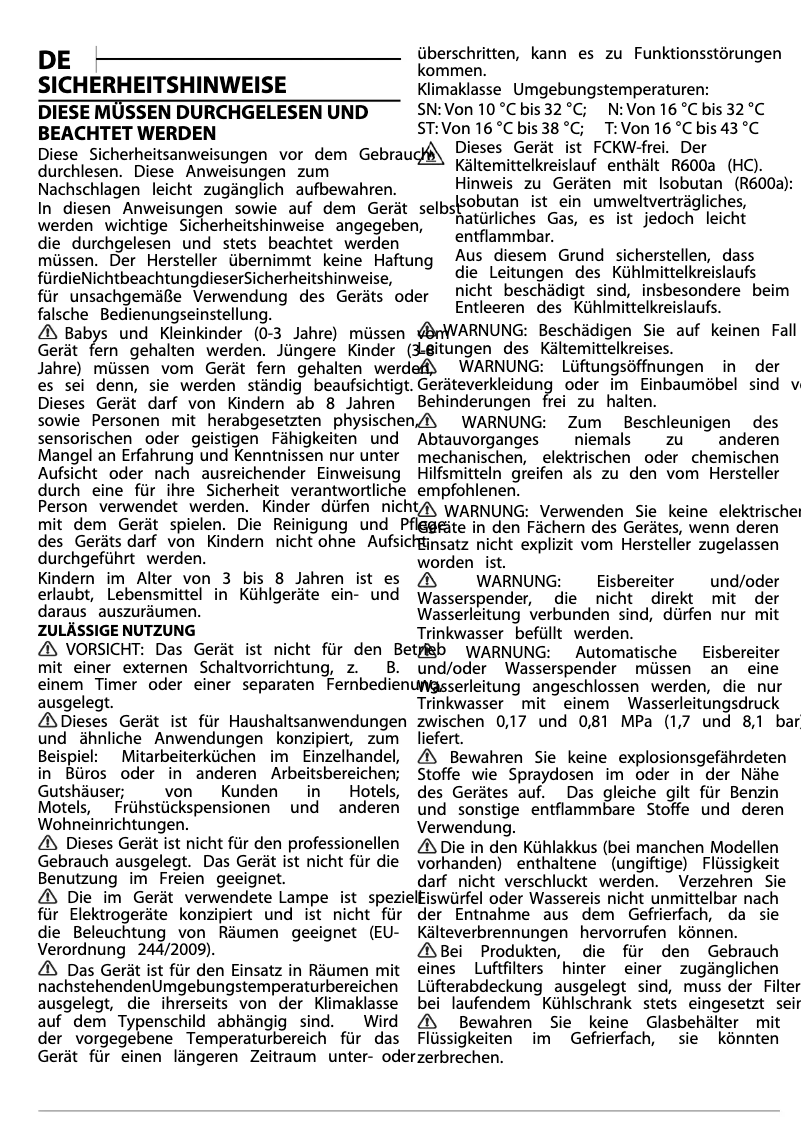 Image de la première page du manuel de l'appareil SZ 12 A2 D/HA