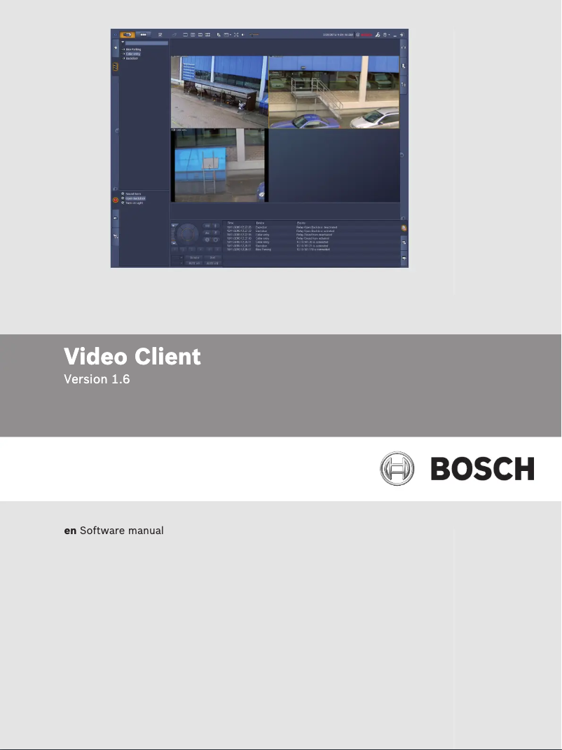 Page n°1 - Manuel utilisateur Bosch NPC-20012-F2-W