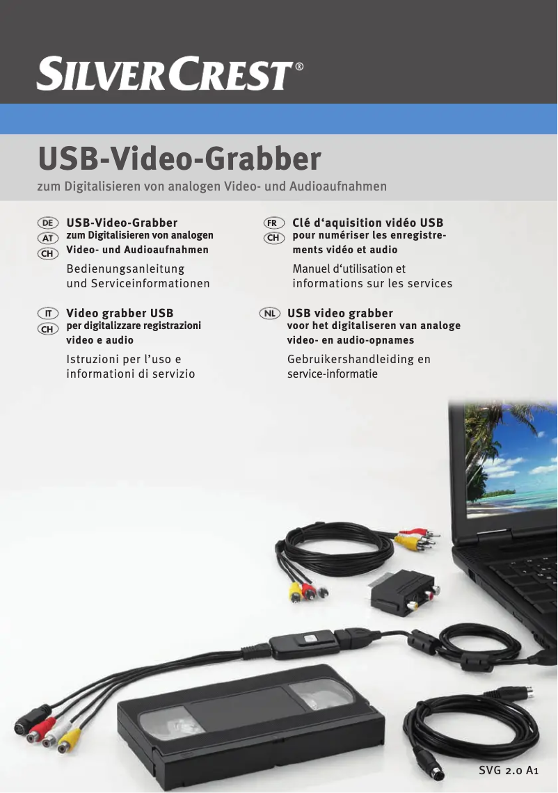 Page 1 de la notice Manuel utilisateur SilverCrest SVG 20 A1
