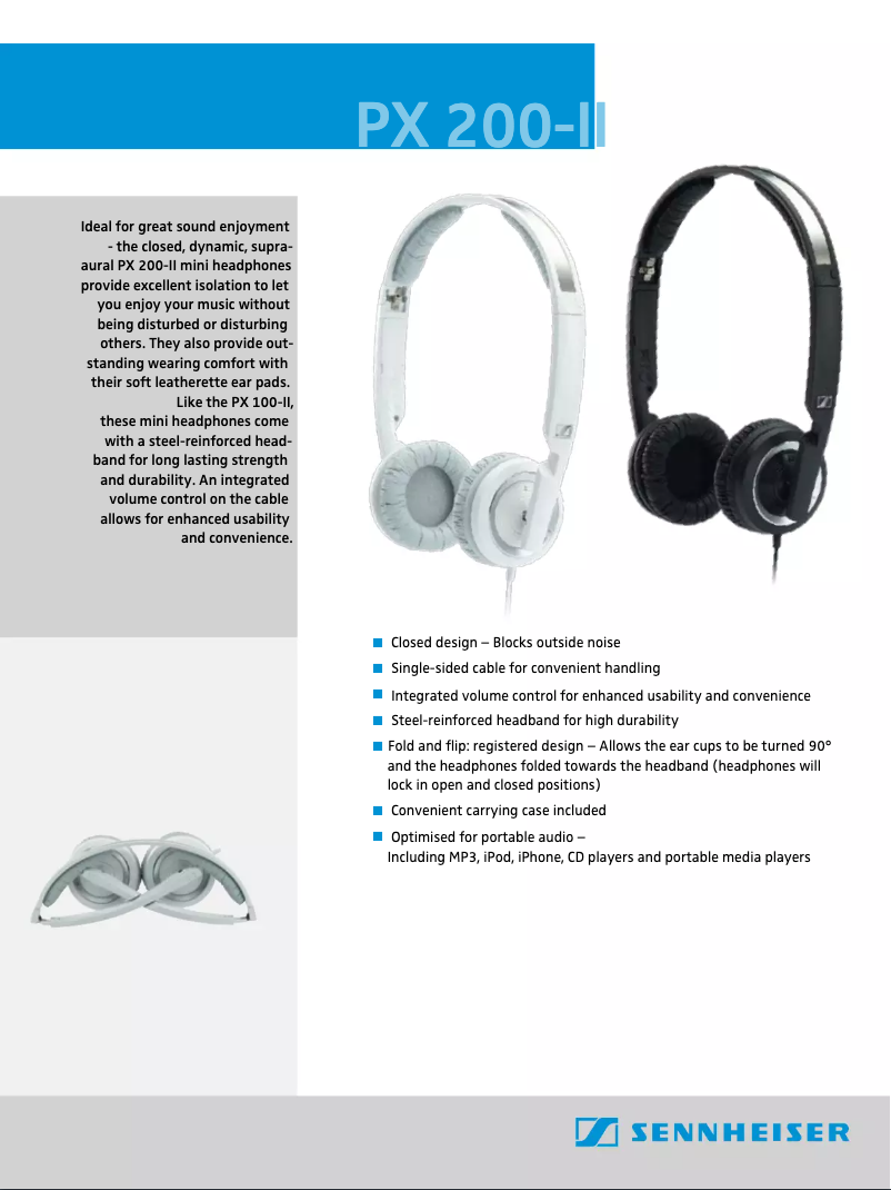 Image de la première page du manuel de l'appareil PX 200-II