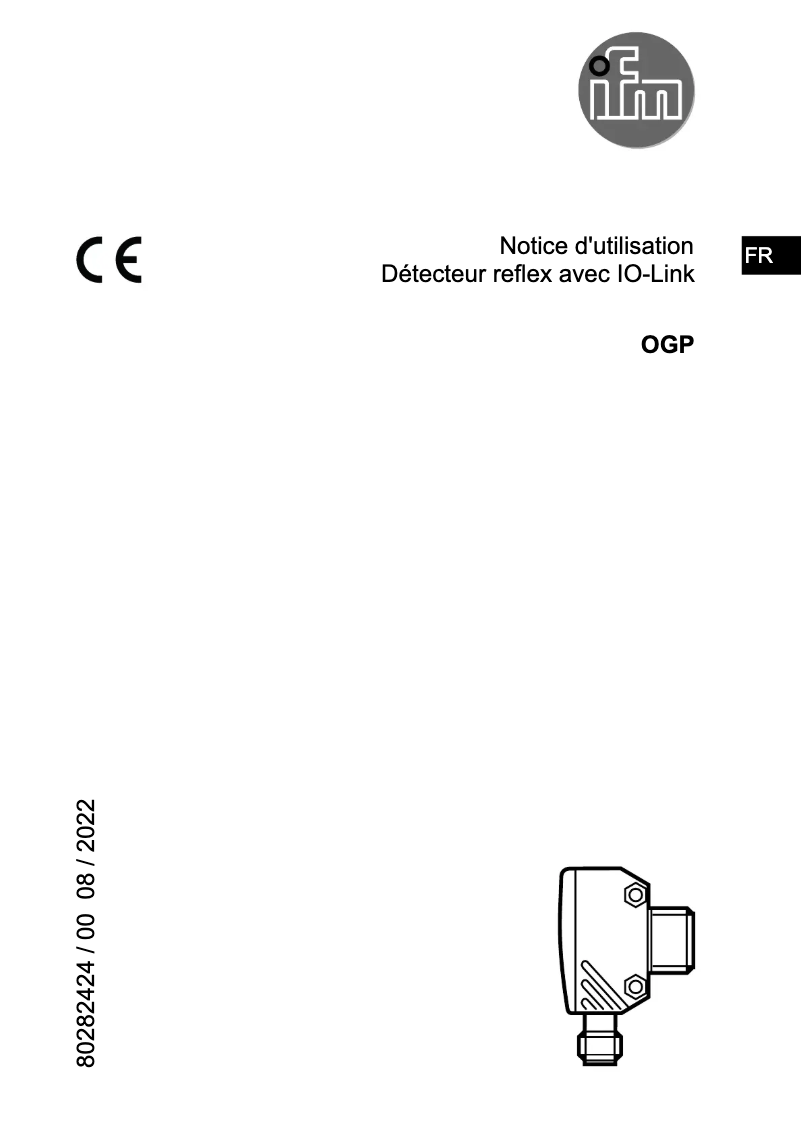 Image de la première page du manuel de l'appareil OGP282