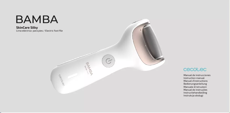 Image de la première page du manuel de l'appareil Bamba SkinCare Silky